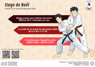 Image de l'actu 'Stage pendant les vacances de Noël'