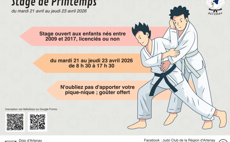 Stage pendant les vacances de printemps