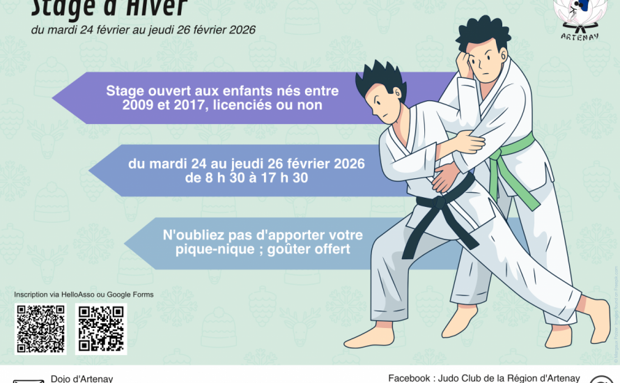 Stage pendant les vacances d'Hiver