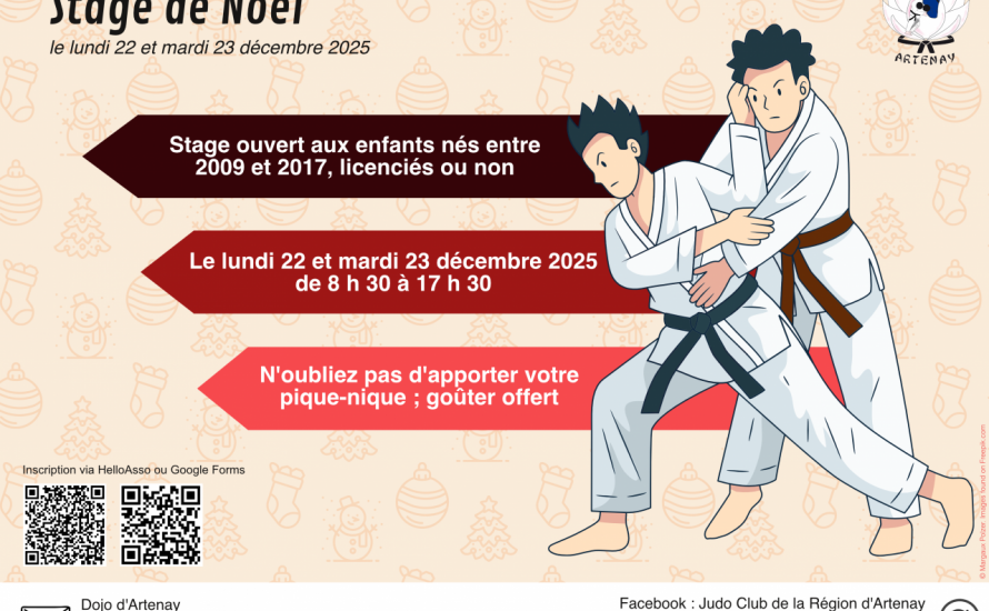 Stage pendant les vacances de Noël