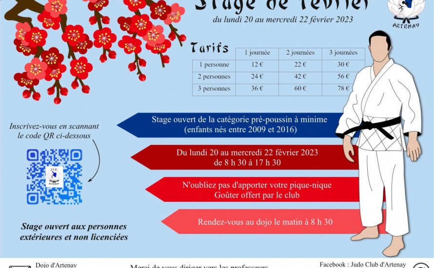 Stage de février ouvert à tous