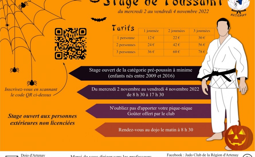 Stage de Toussaint organisé par le JCRA : ouvert à tous !